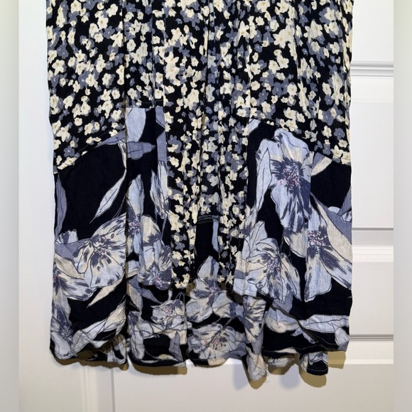 Billabong Kimono Floral Long Sleeve Button Up Dress - Picture 2 of 5